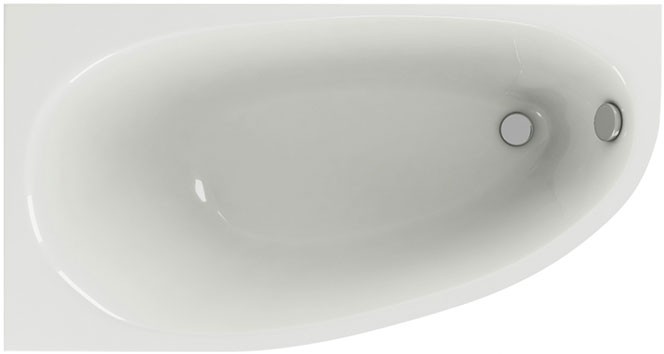 Акриловая ванна Акватек Дива DIV160-0000001 160х90 левая