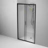 Душевая дверь в нишу AM.PM Gem Solo W90G-110-1-195BT 110 см, профиль чёрный матовый, стекло прозрачное