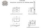 Мебельная раковина BelBagno Alpina 80 ALP-800-CB-LVB