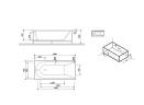 Декоративная фронтальная панель для ванны 170х75 см AM.PM Spirit W72A-170-075W-P2