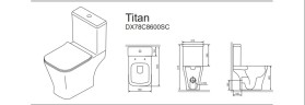 Унитаз напольный безободковый Damixa Titan DX78C8600SC